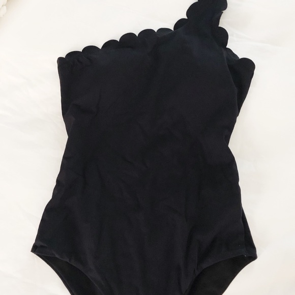 Target Other - Black Ribbed one piece swimsuit, size M